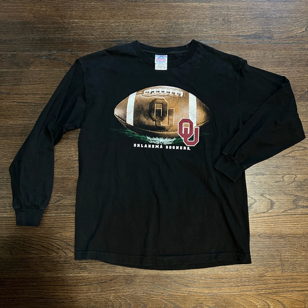 Vintage Oklahoma Sooners Football Longsleeve T-Shirt
